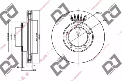 Тормозной диск DJ PARTS BD1994